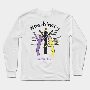 nonbinary pal for life Long Sleeve T-Shirt